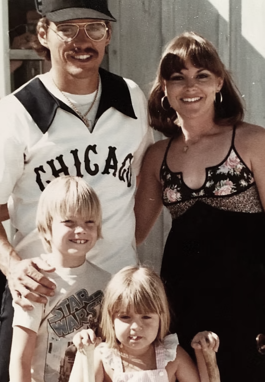 The Soderholm family in the early years